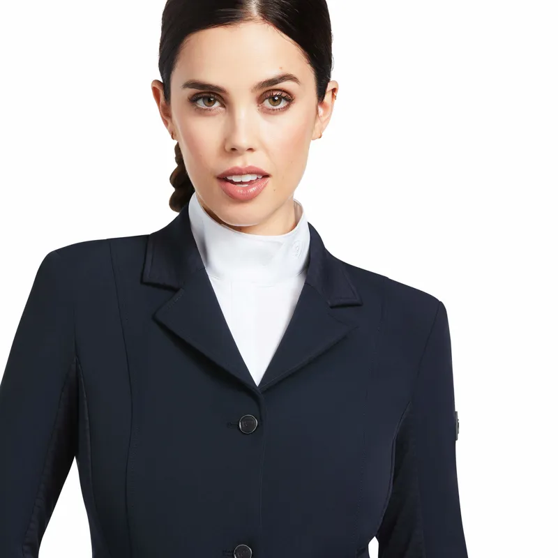 Ariat Women's Gatatea Bellatrix Navy Competition Coat-6
